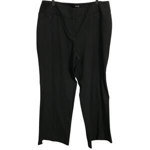 APT 9 Pants Fourteen Petite Womens Short Curvy Fit Heather Gray Straight Leg  14